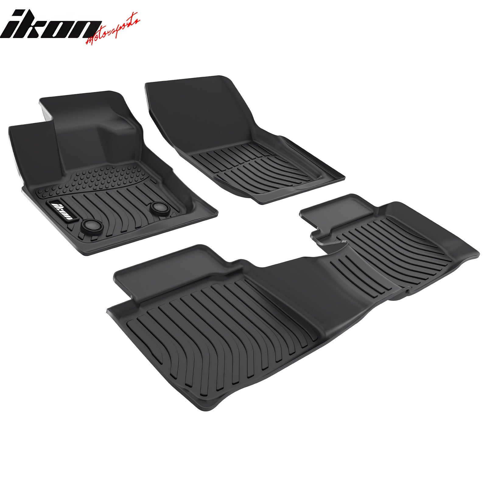 Fits 17-20 Ford Fusion & Lincoln MKZ All Weather 3D TPE Floor Mats Liner Carpets
