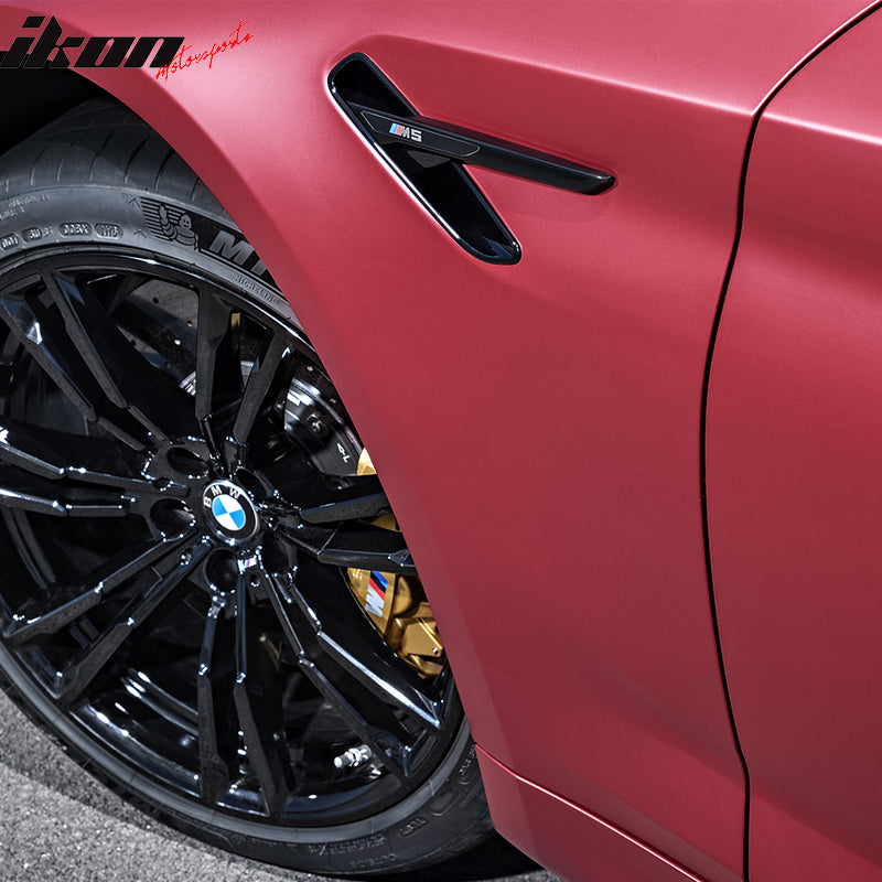 Fits 17-20 BMW G30 G31 Metal Fender Vent Cover W/ Side Marker