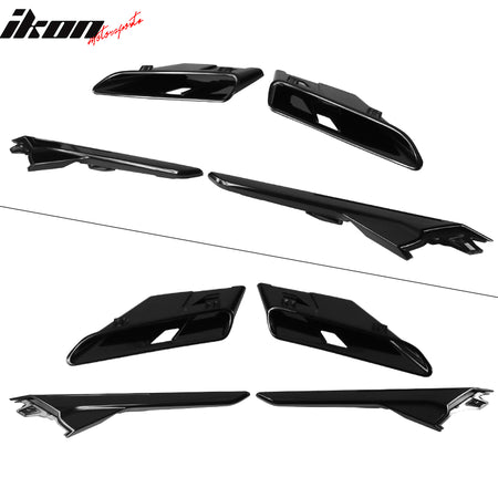 Fits 17-20 BMW G30 G31 Metal Fender Vent Cover W/ Side Marker