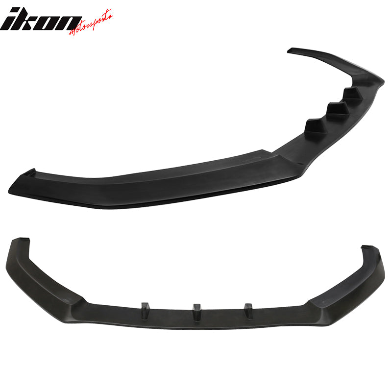 Fits 17-22 Infiniti Q60 IKON V3 Style Front Bumper Lip Spoiler Splitter Chin PU