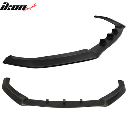 Fits 17-22 Infiniti Q60 IKON V3 Style Front Bumper Lip Spoiler Splitter Chin PU