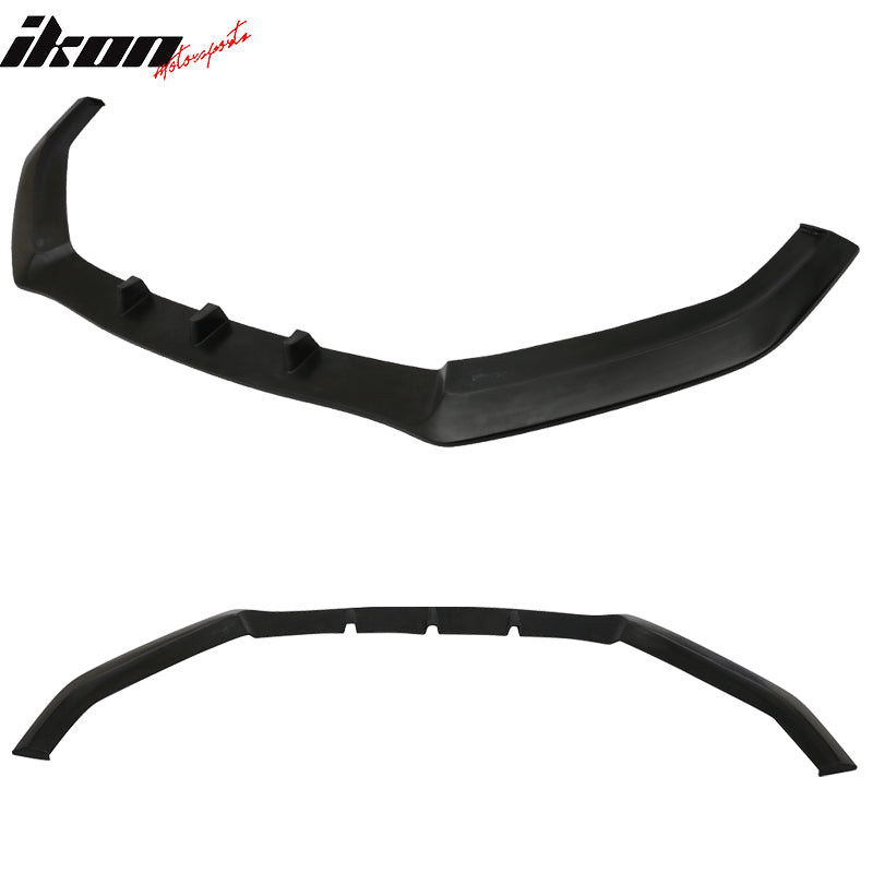 Fits 17-22 Infiniti Q60 IKON V3 Style Front Bumper Lip Spoiler Splitter Chin PU