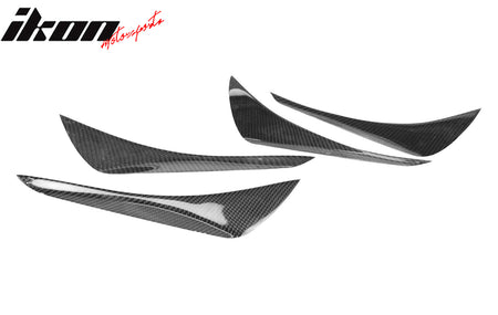 Closeout! Fits 17-20 Subaru BRZ Toyota 86 GT86 Front Bumper Canards Carbon Fiber