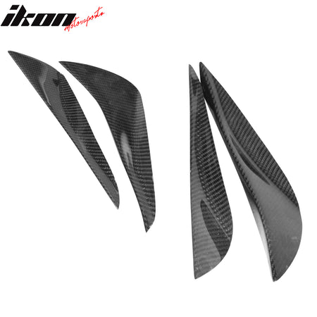 Closeout! Fits 17-20 Subaru BRZ Toyota 86 GT86 Front Bumper Canards Carbon Fiber