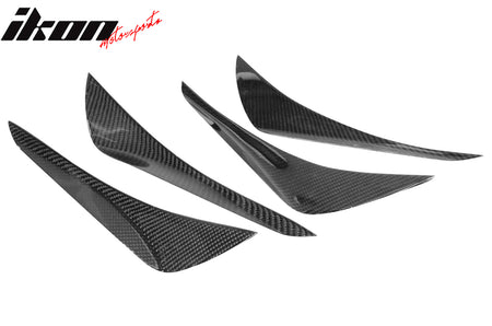 Closeout! Fits 17-20 Subaru BRZ Toyota 86 GT86 Front Bumper Canards Carbon Fiber