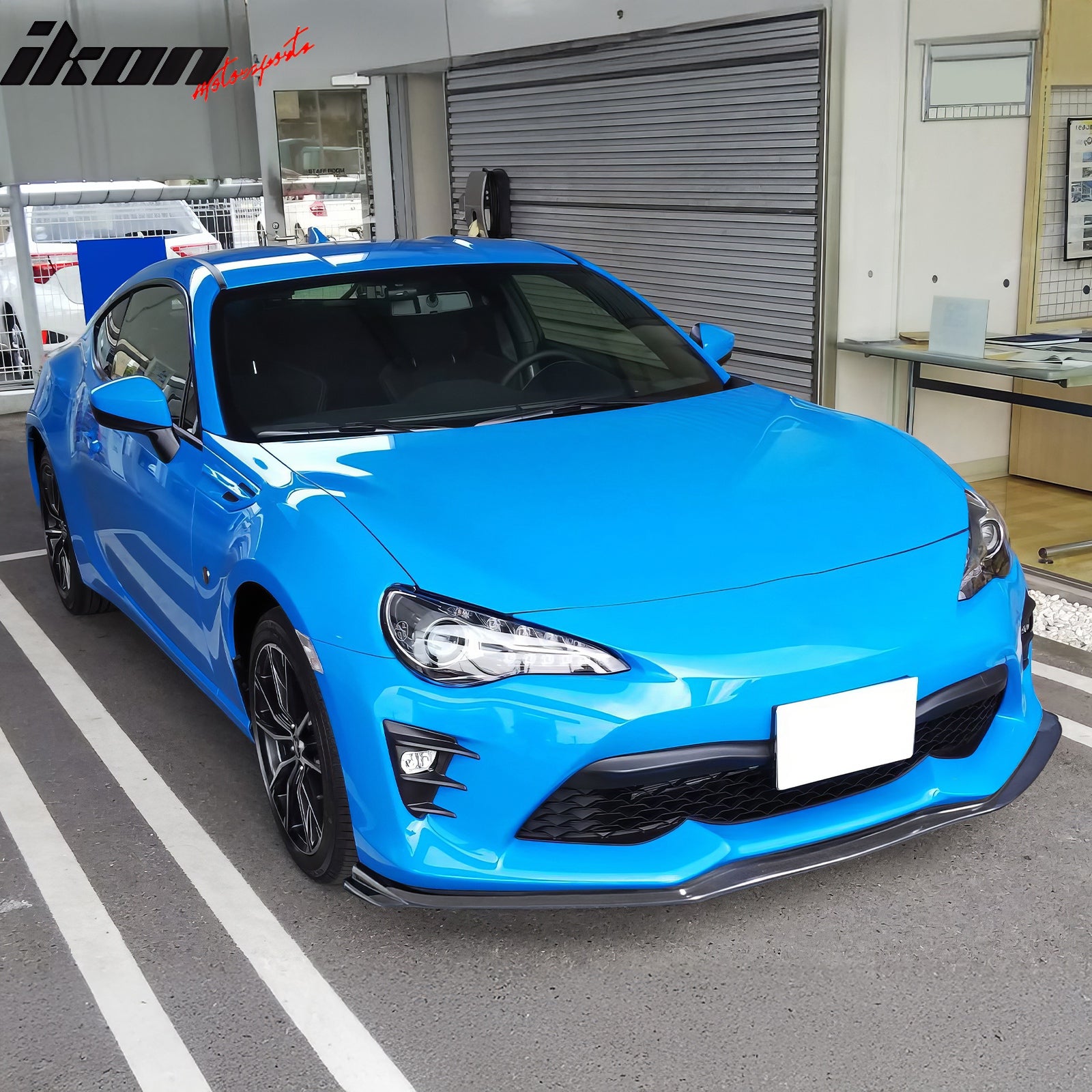 Fits 17-20 Toyota 86 GR V2 Style Front Bumper Lip Splitter Air Dam