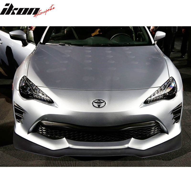 Fits 17-20 Toyota 86 GT86 FT86 IKON Style Unpainted Black Front