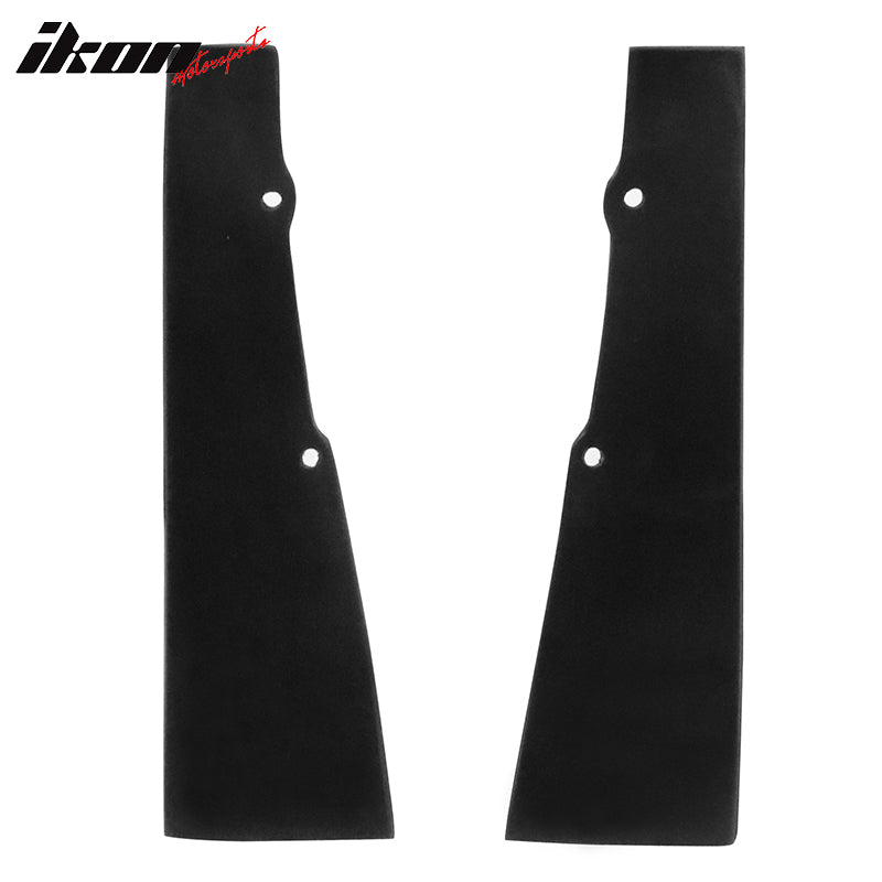 Fits 17-20 Toyota 86 CS Front Bumper Lip Side Apron Splitter Winglets PU 2PCS