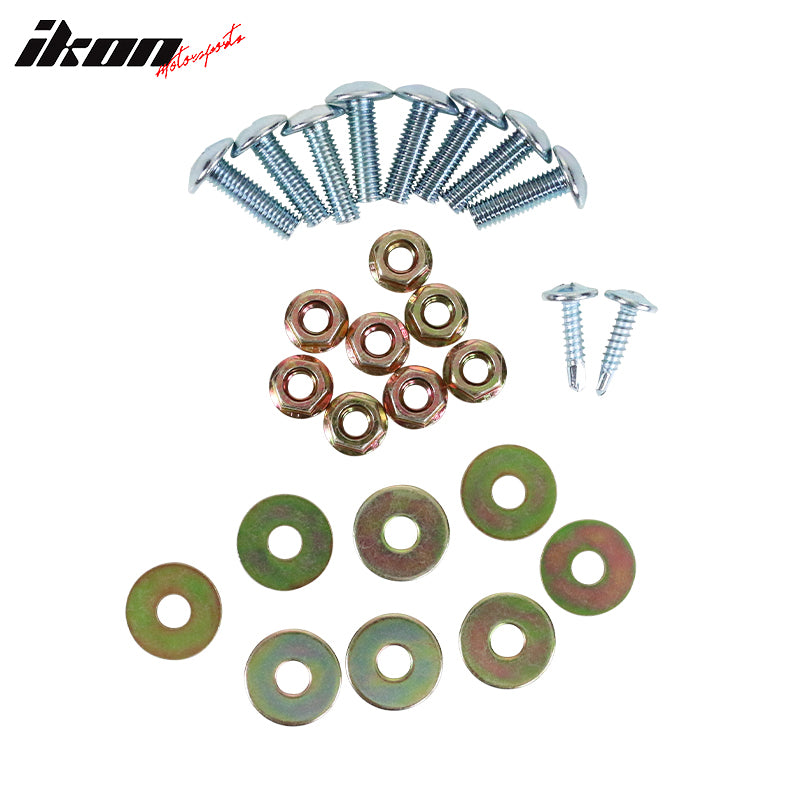 Fits 17-20 Toyota 86 CS Front Bumper Lip Side Apron Splitter Winglets PU 2PCS