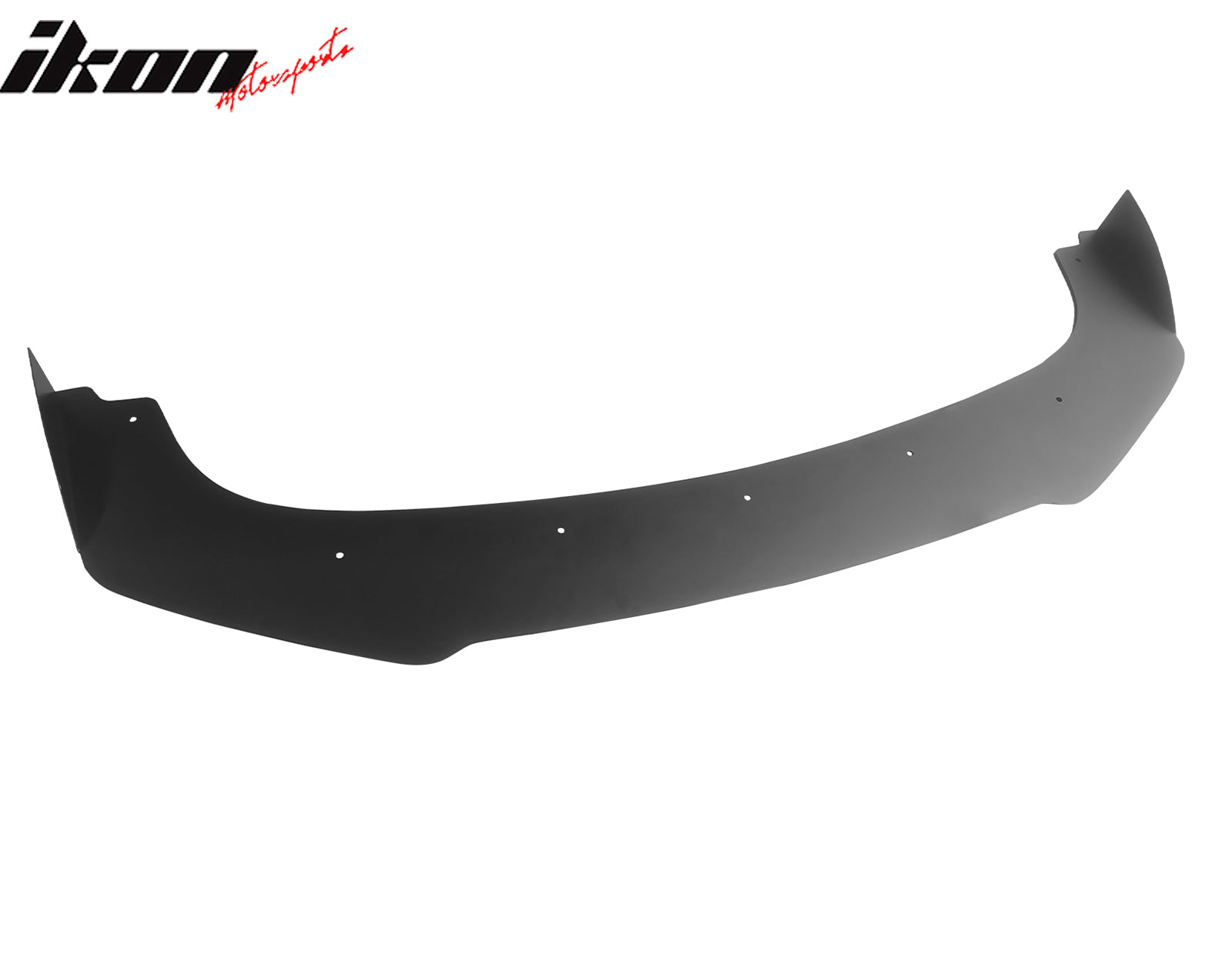 Fits 17-21 Honda Civic Hatchback Si AF Style Front Bumper Lip + Red Strut Rods