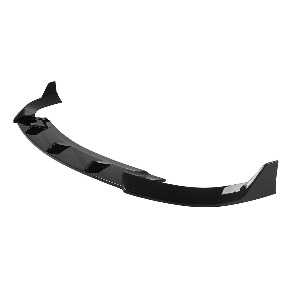 2017-2021 Jeep Grand Cherokee SRT Trackhawk IKON V2 Style Gloss Black Front Bumper Lip ABS
