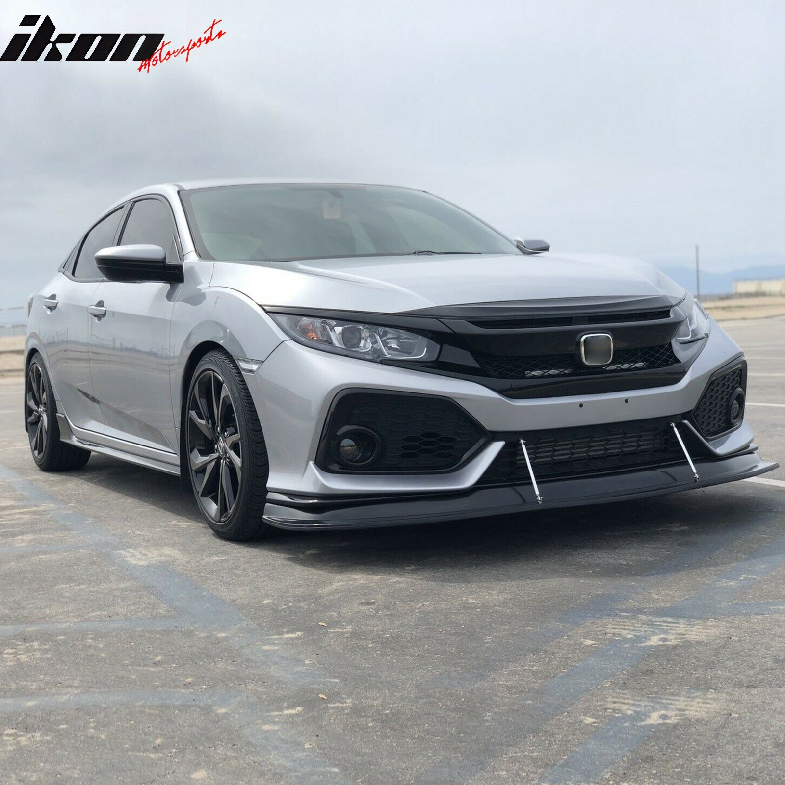 2018 Honda Civic Si Front Bumper Fits 17-21 Honda Civic Si Hatchback Front Bumper Lip MDA Unpainted PU