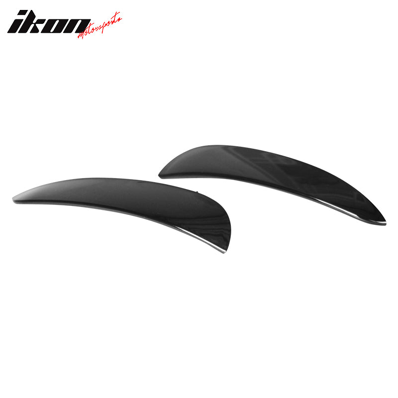Fits 17-23 Benz W213 E-Class Sedan AMG Sport Front Bumper Canard Vent Flaps 2PCS
