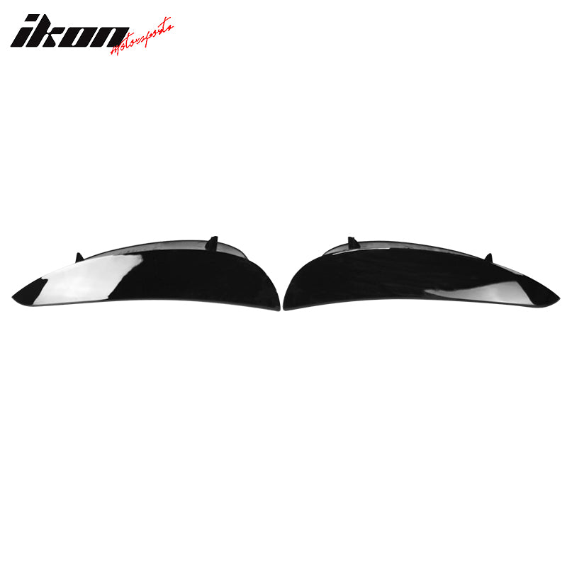 Fits 17-23 Benz W213 E-Class Sedan AMG Sport Front Bumper Canard Vent Flaps 2PCS