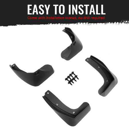 Fits 17-22 Honda CR-V Front & Rear Fender Mud Flaps Wheel Arch Splash Guards PP