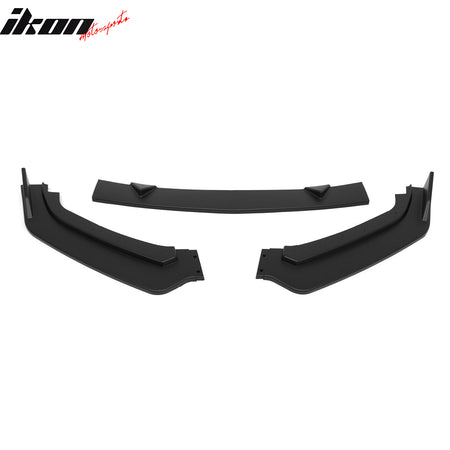Fits 17-22 INFINITI Q60 V2 JDM Front Bumper Lip Chin Splitter PP Matte Black