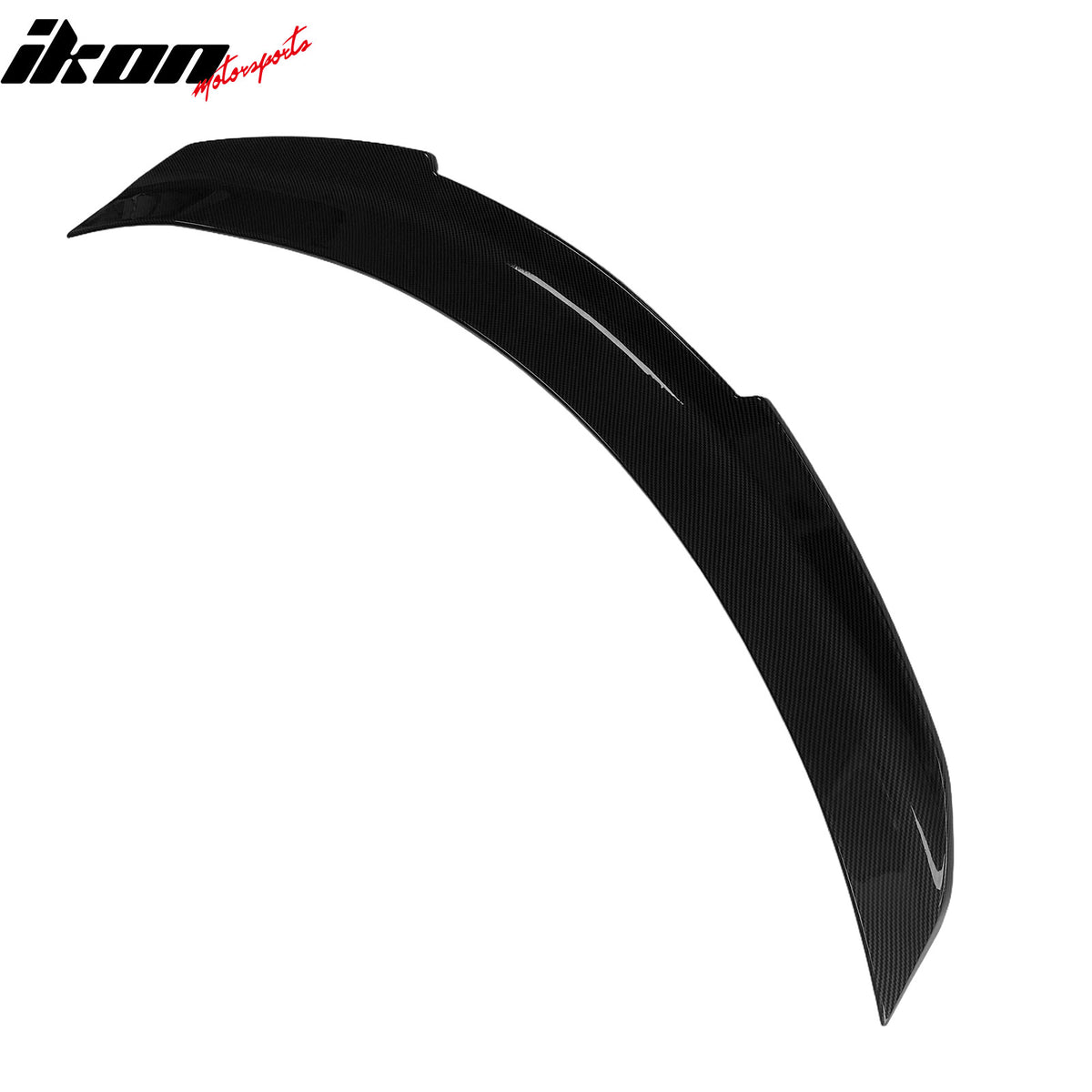 Fits 17-22 INFINITI Q60 Trunk Spoiler Carbon Fiber Print PSM Style Rear Wing ABS