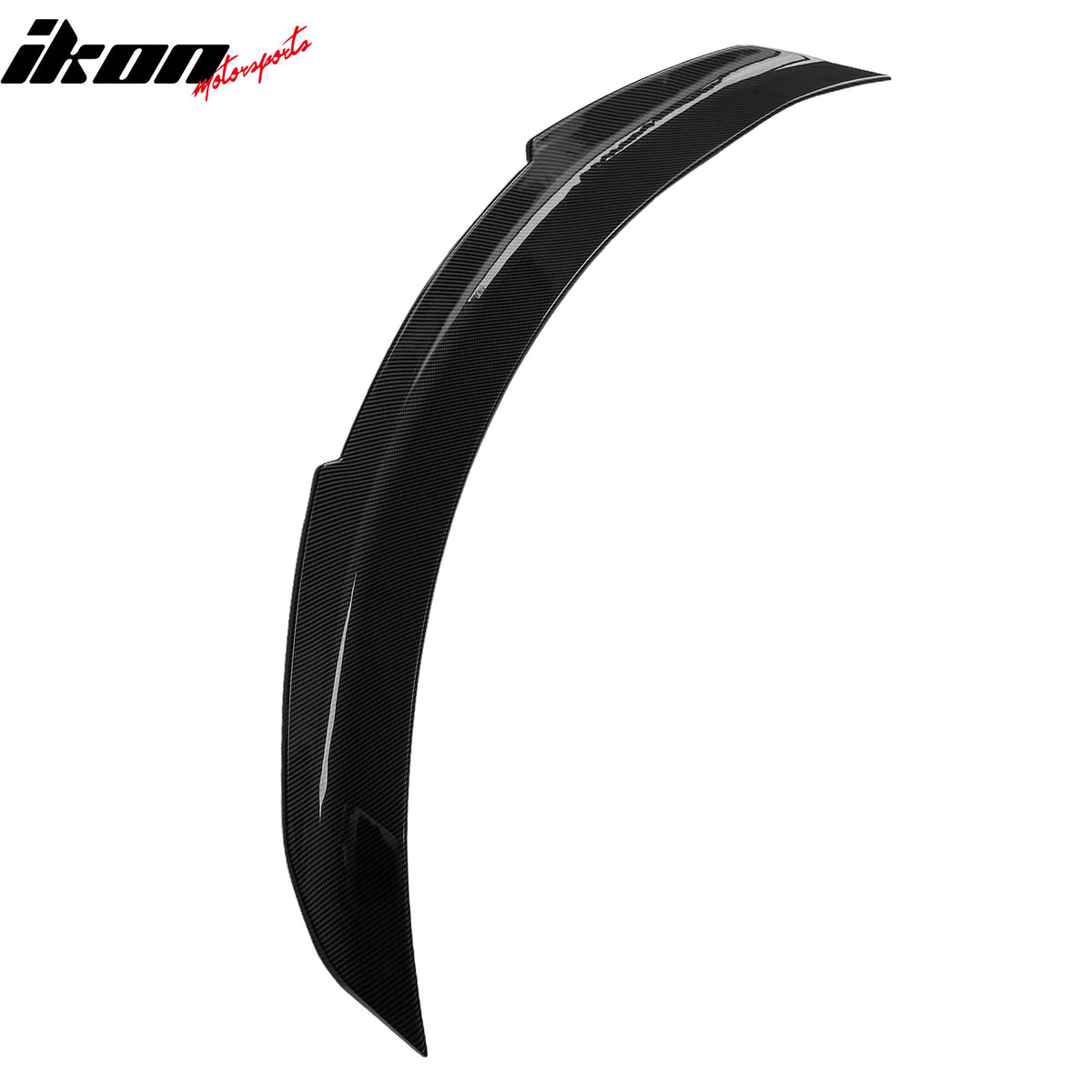Fits 17-22 INFINITI Q60 Trunk Spoiler Carbon Fiber Print PSM Style Rear Wing ABS
