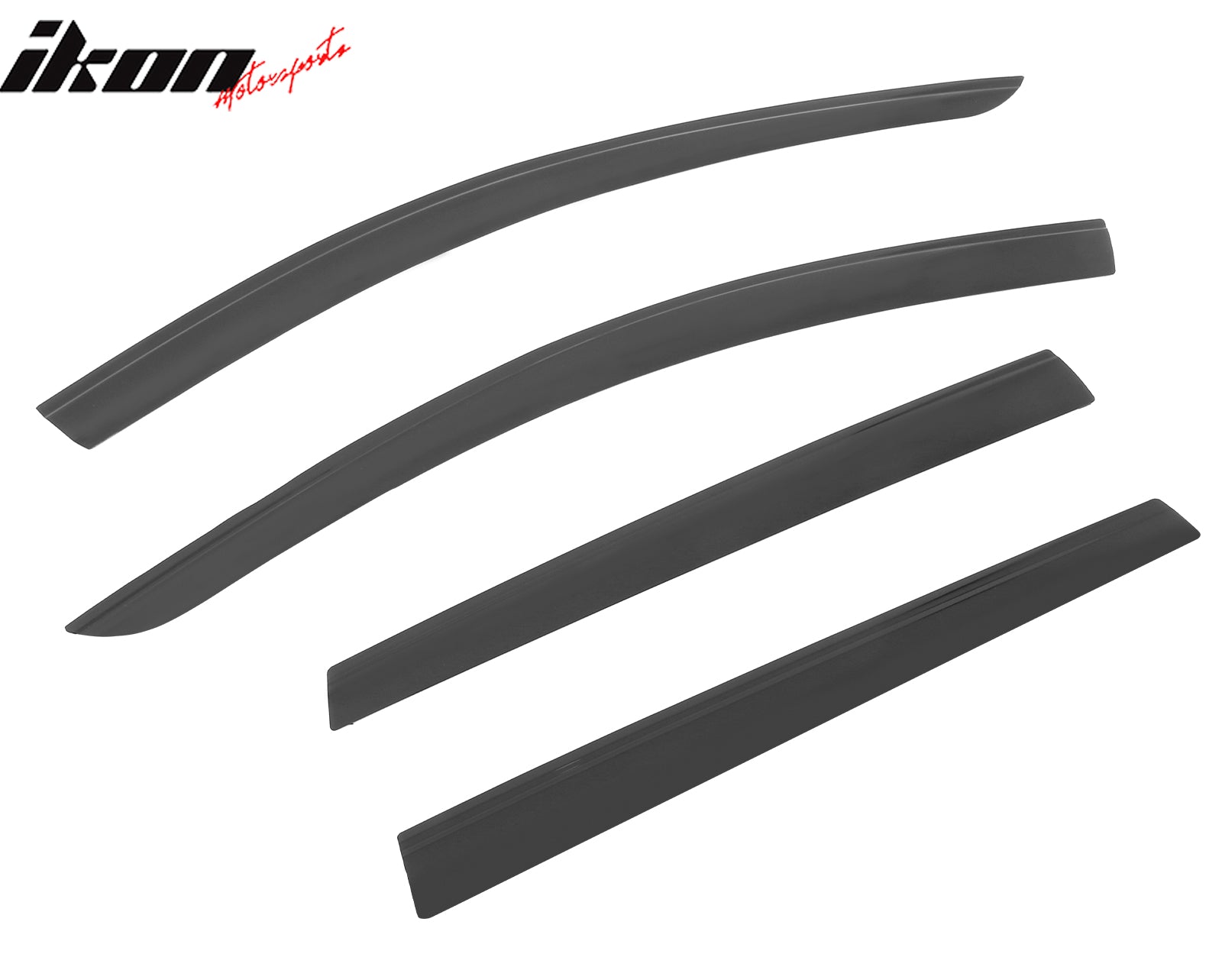 Fits 17-22 Honda CR-V Low Profile Style Tape-On Window Visors Rain Deflectors