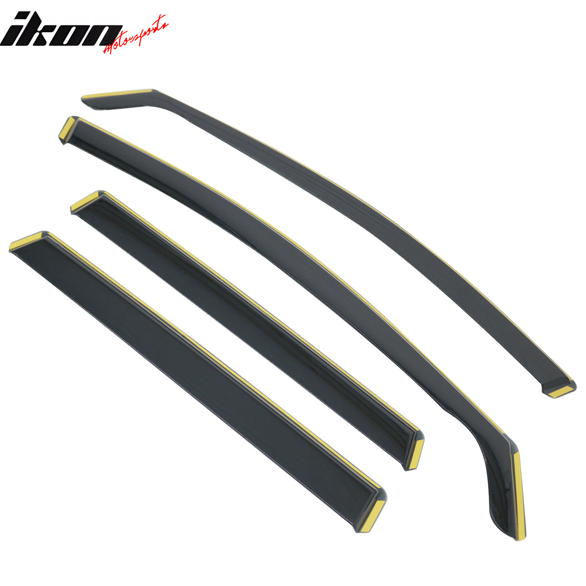 Fits 17-22 Honda CR-V Side Window Visors Injection PC In-Channel Deflectors 4PCS