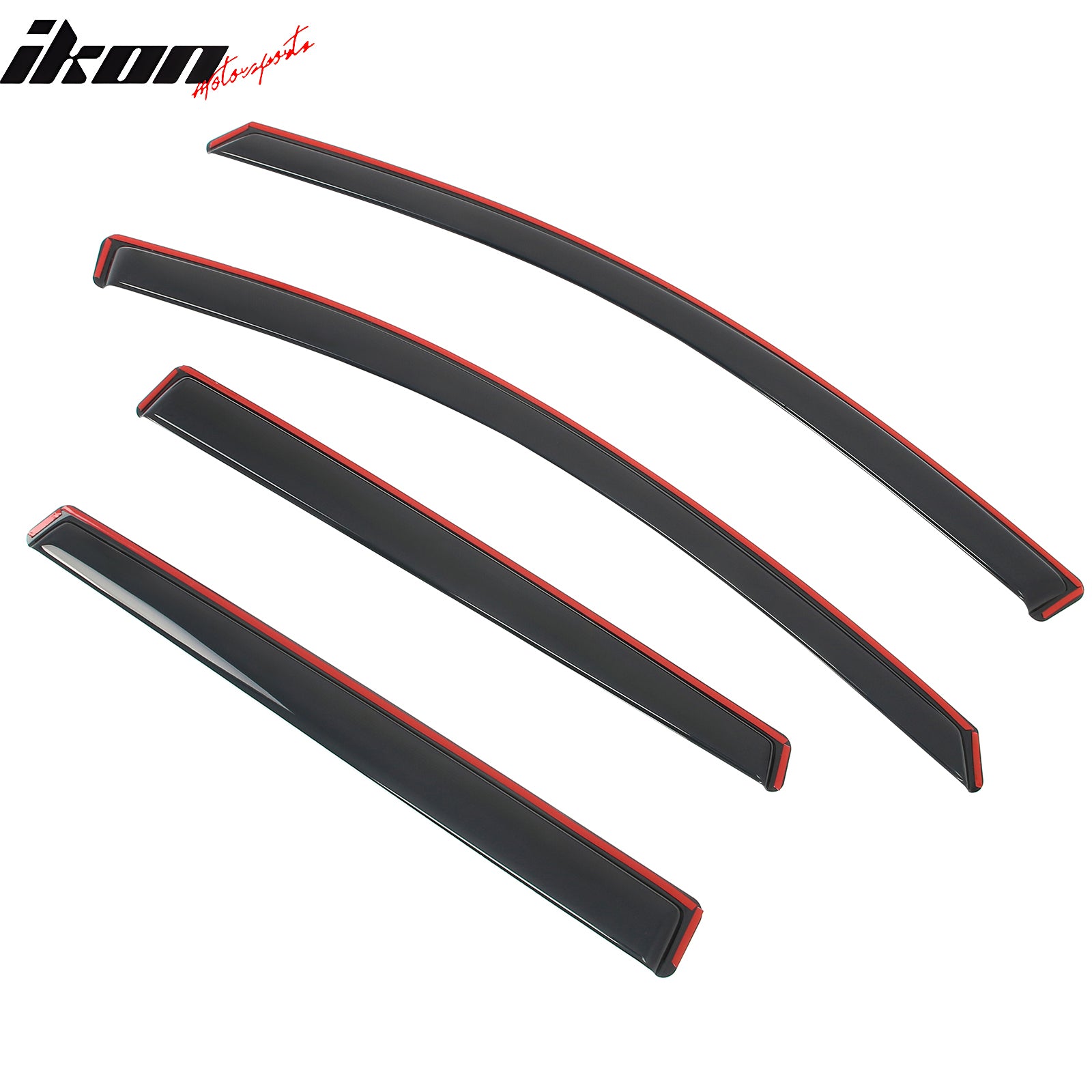 Fits 17-22 Honda CR-V Window Visors In Channel Deflectors Rain Vent Guard 4PCS