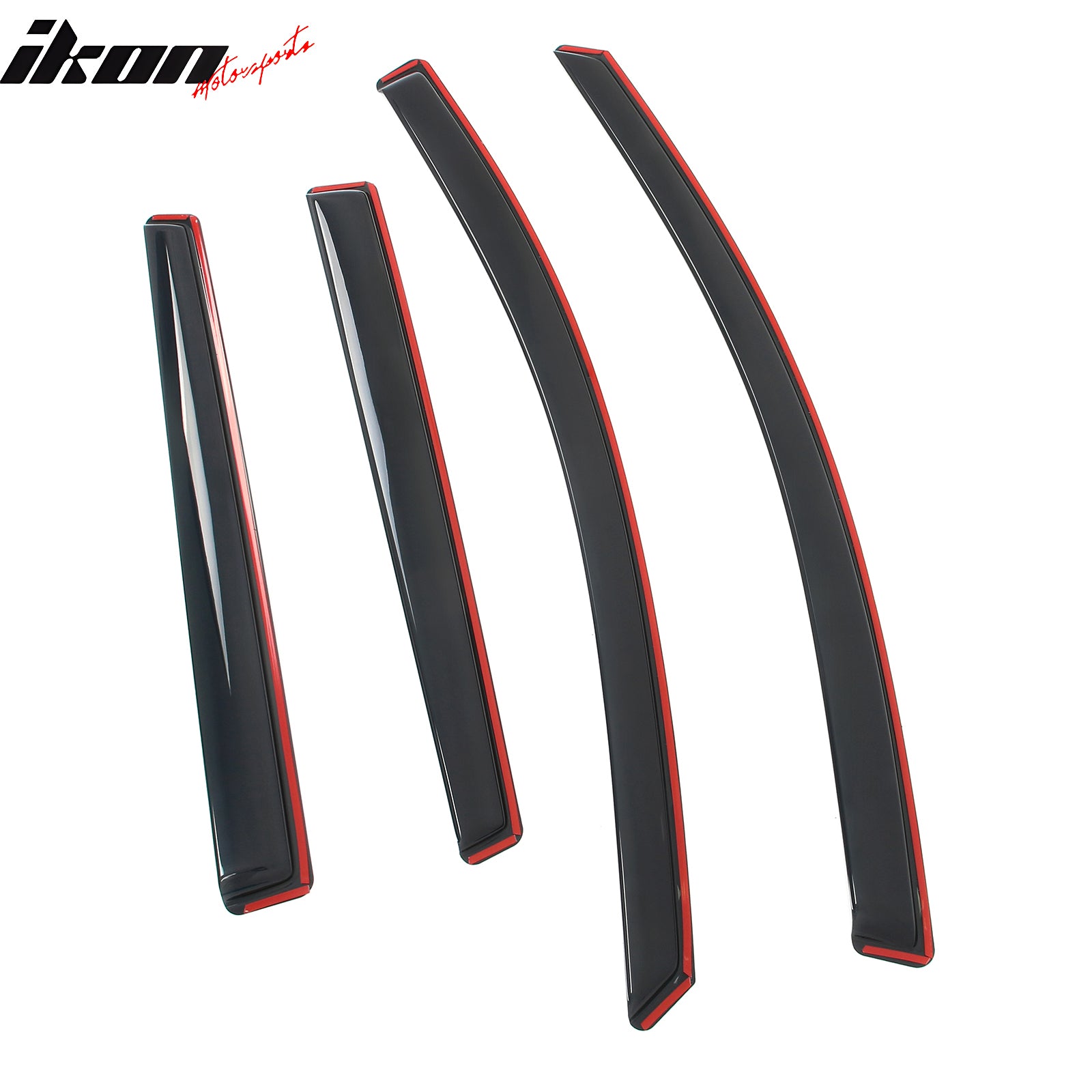Fits 17-22 Honda CR-V Window Visors In Channel Deflectors Rain Vent Guard 4PCS