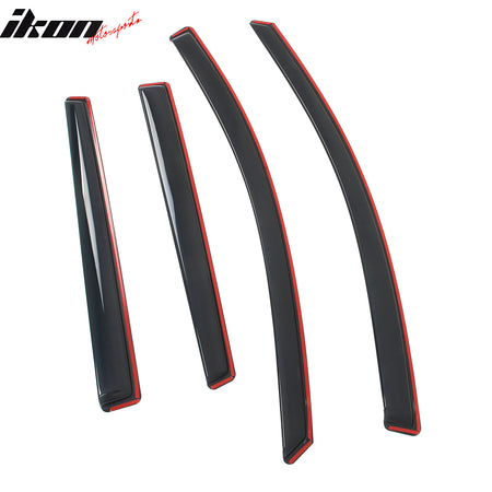 Fits 17-22 Honda CR-V Window Visors In Channel Deflectors Rain Vent Guard 4PCS