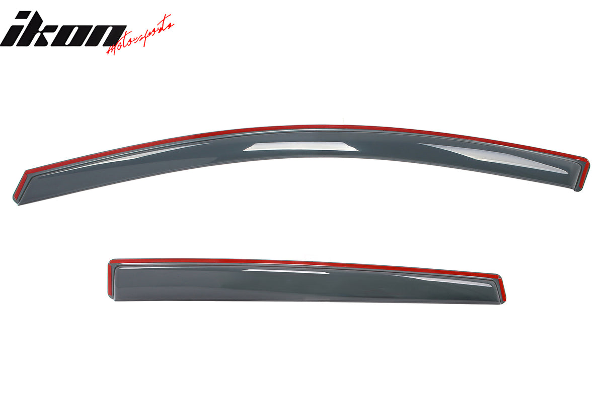 Fits 17-22 Honda CR-V Window Visors In Channel Deflectors Rain Vent Guard 4PCS