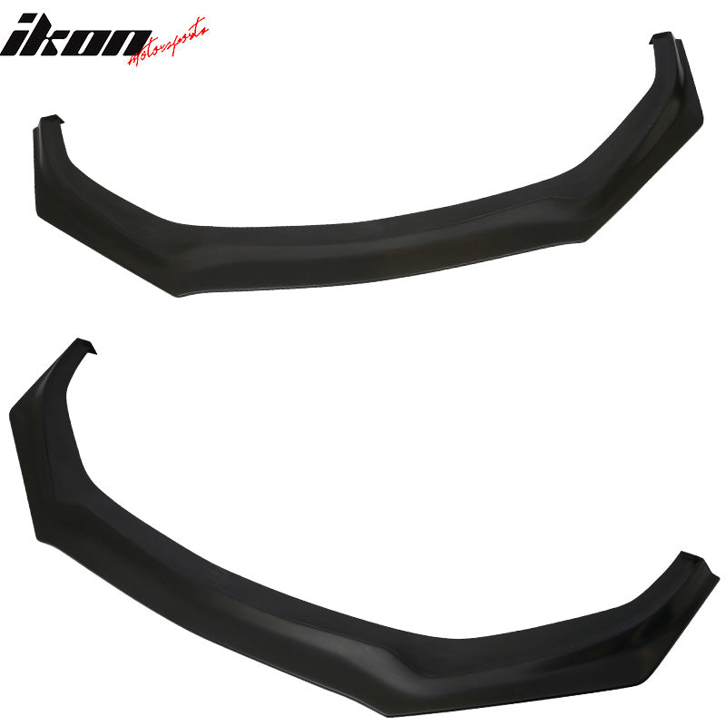 Fits 17-22 Infiniti Q60 IKON V4 Style Front Lower Bumper Lip Spoiler Splitter PU