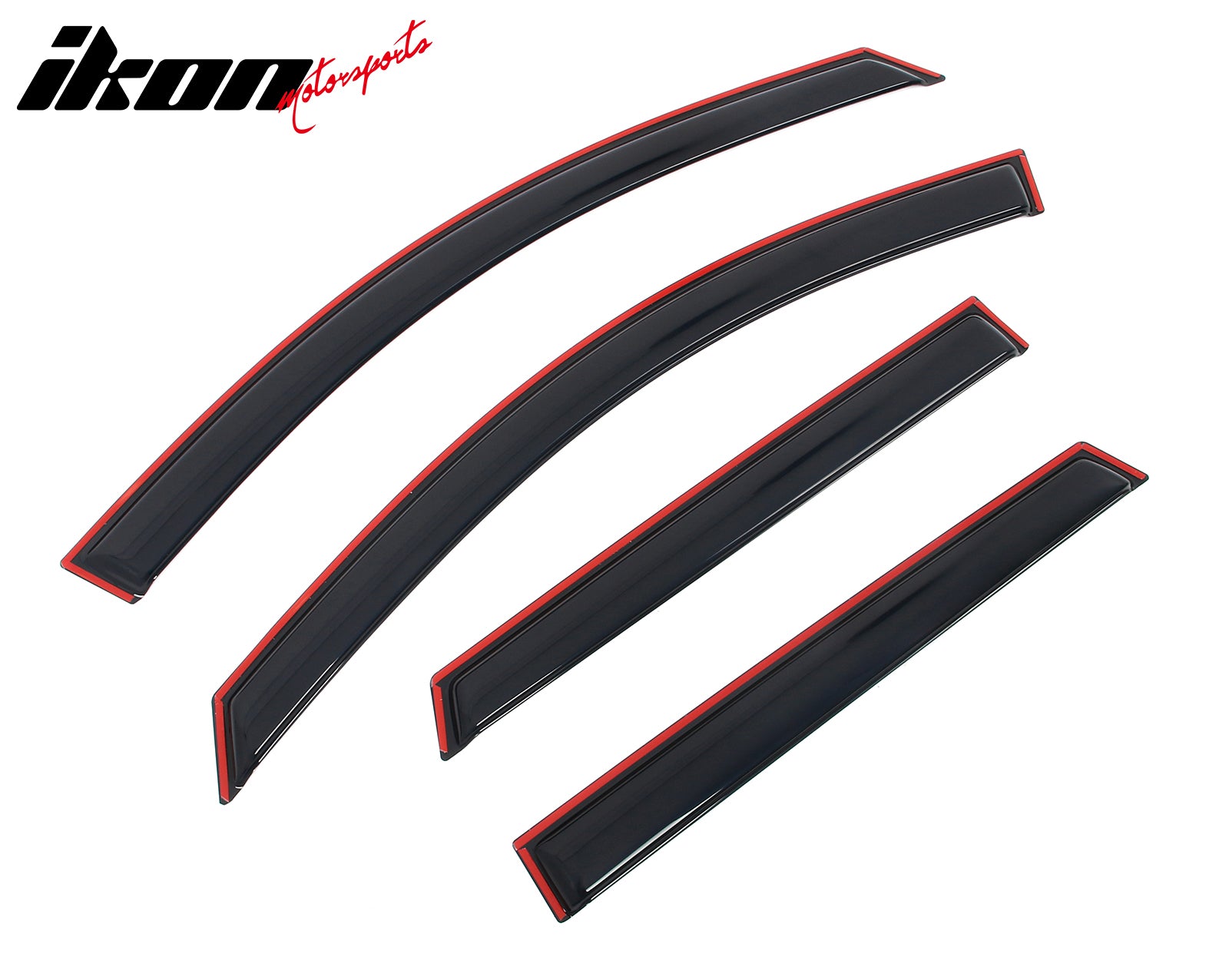 Fits 17-22 Nissan Rogue Sport 4PCS In-channel Window Visor Rain Sun Vent Shade