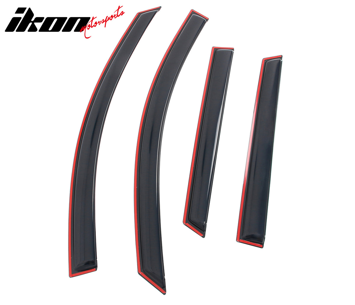 Fits 17-22 Nissan Rogue Sport 4PCS In-channel Window Visor Rain Sun Vent Shade