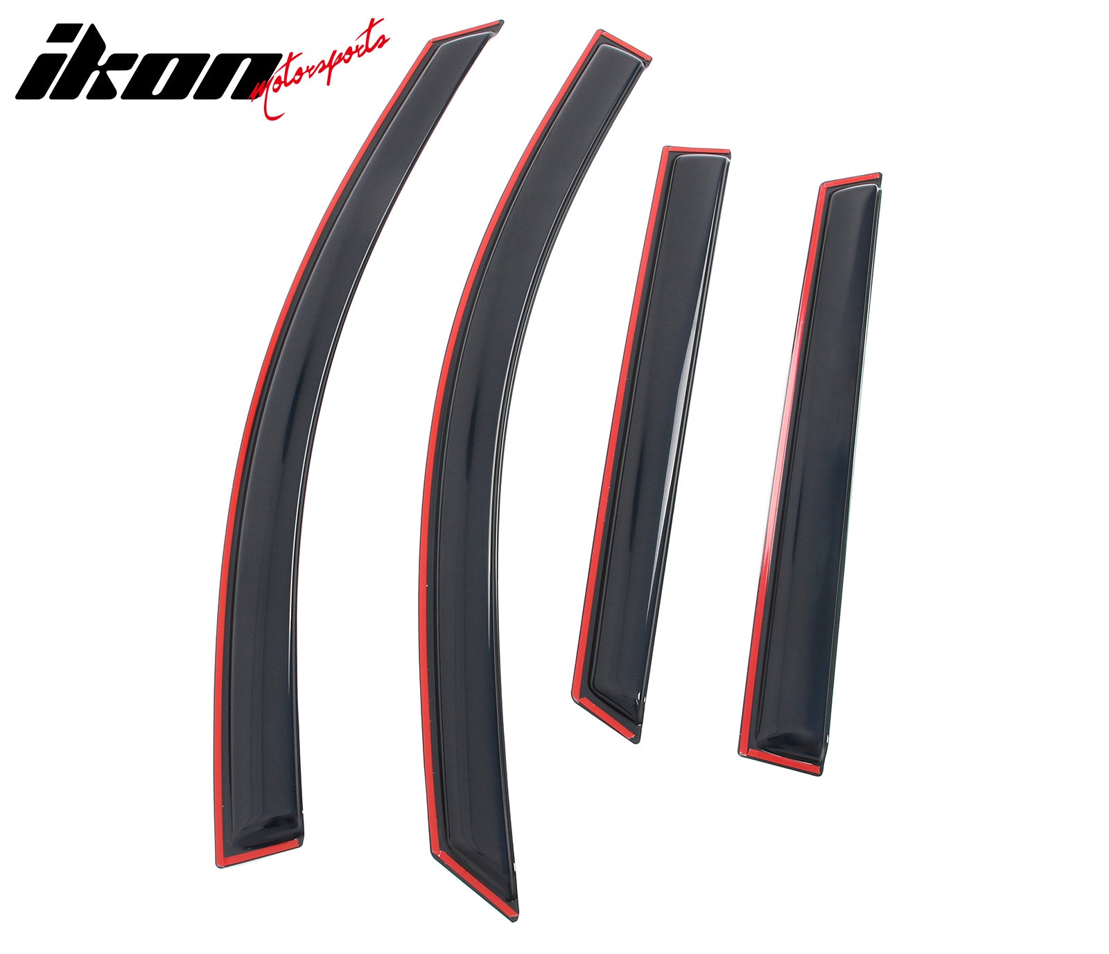 Fits 17-22 Nissan Rogue Sport 4PCS In-channel Window Visor Rain Sun Vent Shade