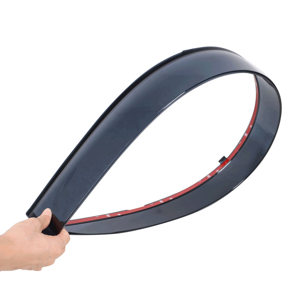 Fits 17-22 Toyota C-HR CHR Window Visors Vent Rain Guards W/Black Chrome Trim PC