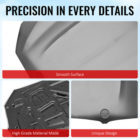 Fits 17-23 BMW 5 Series G30& F90 M5 Aluminum Front Hood - M5 Competition Style