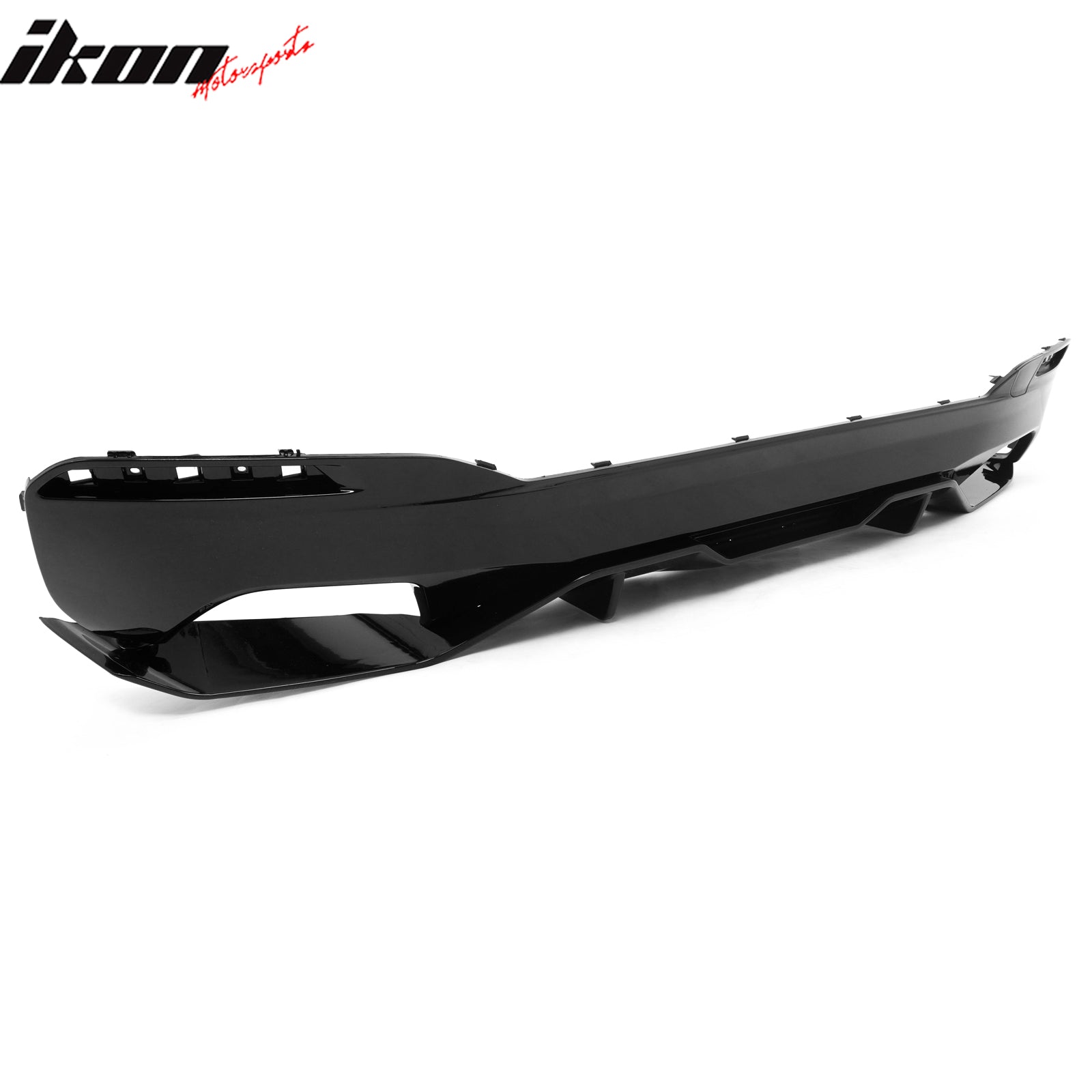 For 17-23 BMW 5 Series G30 M Sport Gloss Black Rear Diffuser M Performance Style
