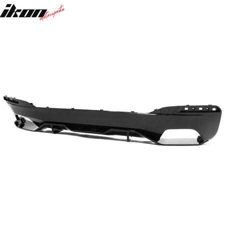 For 17-23 BMW 5 Series G30 M Sport Gloss Black Rear Diffuser M Performance Style
