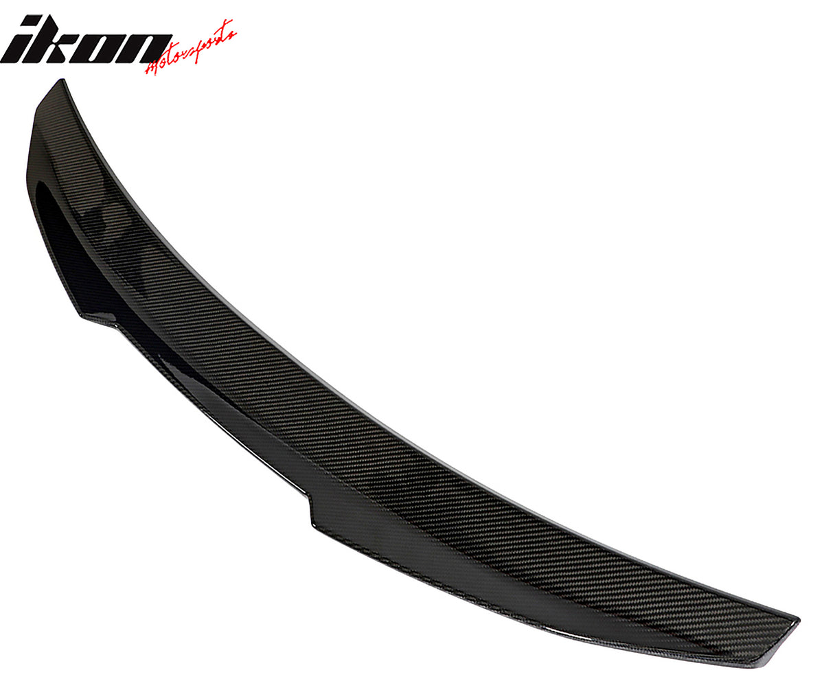 Fits 17-23 BMW G30 5 Series Sedan PSM Style Trunk Spoiler Wing- Dry Carbon Fiber