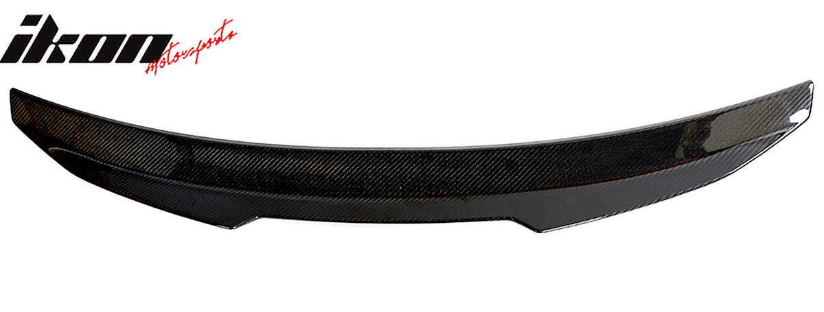 Fits 17-23 BMW G30 5 Series Sedan PSM Style Trunk Spoiler Wing- Dry Carbon Fiber