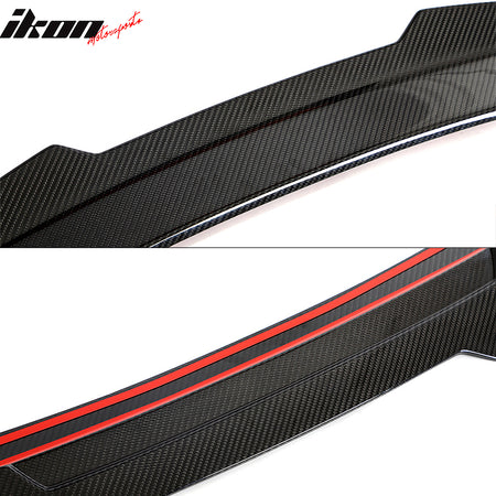 Fits 17-23 BMW G30 5 Series Sedan PSM Style Trunk Spoiler Wing- Dry Carbon Fiber