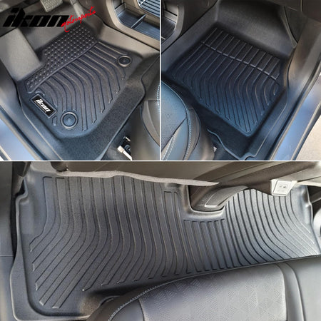 Fits 17-23 Chevrolet Bolt EV 3D Car Floor Mats 1st 2nd Row Heavy Duty Liners TPE
