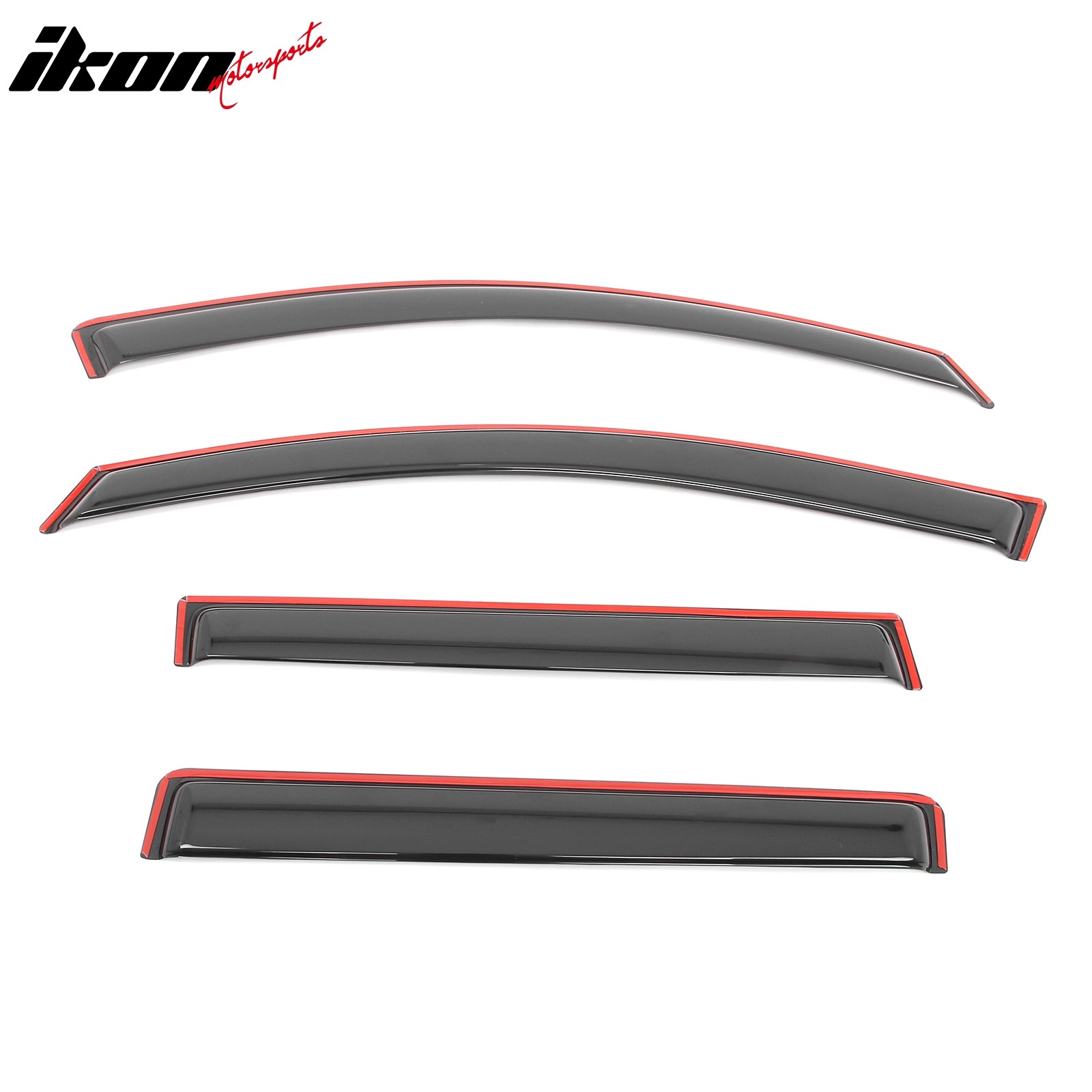 Fits 17-23 GMC Acadia In Channel Window Visors Acrylic Wind Sun Rain Guard Vent