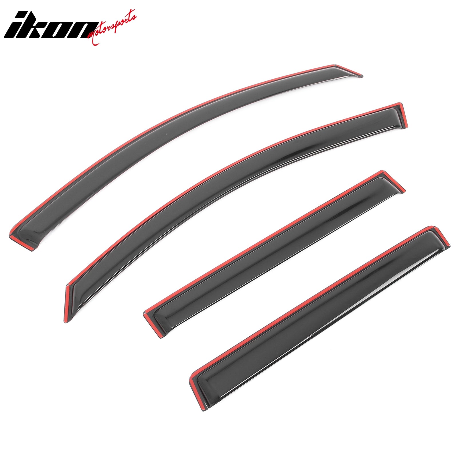 Fits 17-23 GMC Acadia In Channel Window Visors Acrylic Wind Sun Rain Guard Vent