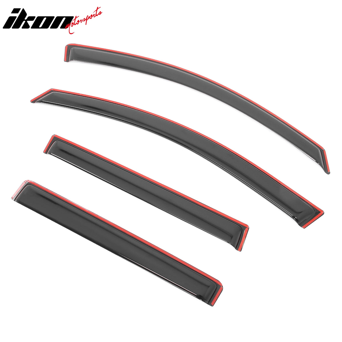 Fits 17-23 GMC Acadia In Channel Window Visors Acrylic Wind Sun Rain Guard Vent