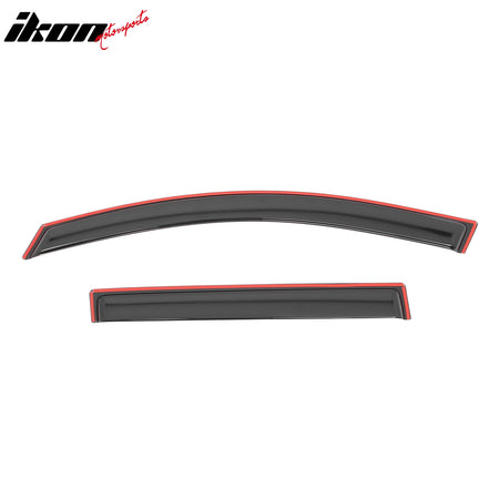 Fits 17-23 GMC Acadia In Channel Window Visors Acrylic Wind Sun Rain Guard Vent