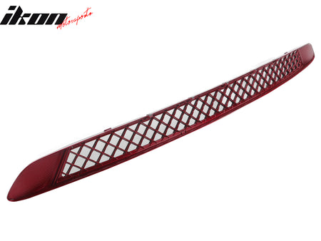 For 17-23 Tesla Model 3 Air Vent Cover Intake Inlet Front Grille Insert Red ABS