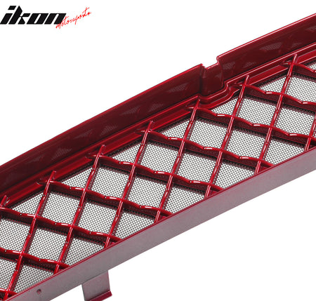 For 17-23 Tesla Model 3 Air Vent Cover Intake Inlet Front Grille Insert Red ABS