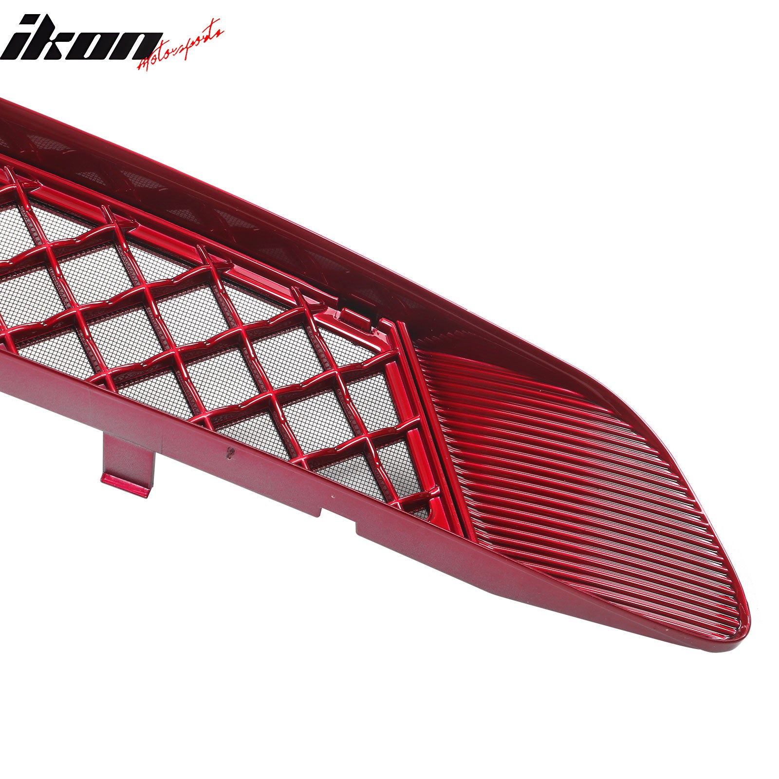 For 17-23 Tesla Model 3 Air Vent Cover Intake Inlet Front Grille Insert Red ABS
