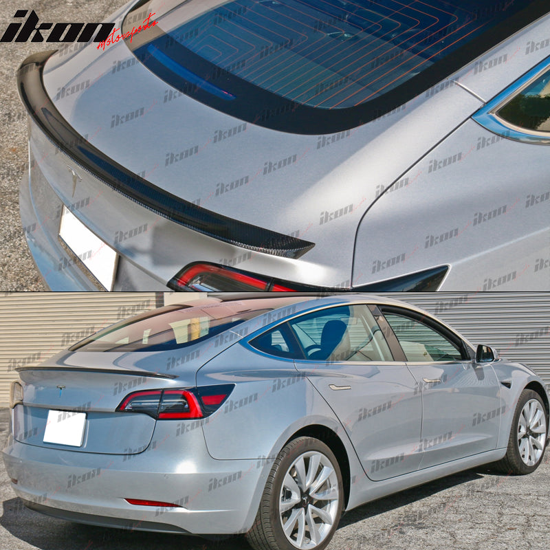 Spoiler Staart Voor Tesla Voor Model 3 2017-2020 Kofferbak Spoiler Body Kit Koolstofvezel Achterklep Spoiler Staart Vleugel Auto Accessoires (Kleur : FRP Spoiler Staart Voor Tesla Voor Model 3 2017-2020 Kofferbak Spoiler Body Kit Koolstofvezel Achterklep Spoiler Staart Vleugel Auto Accessoires (Kleur : FRP