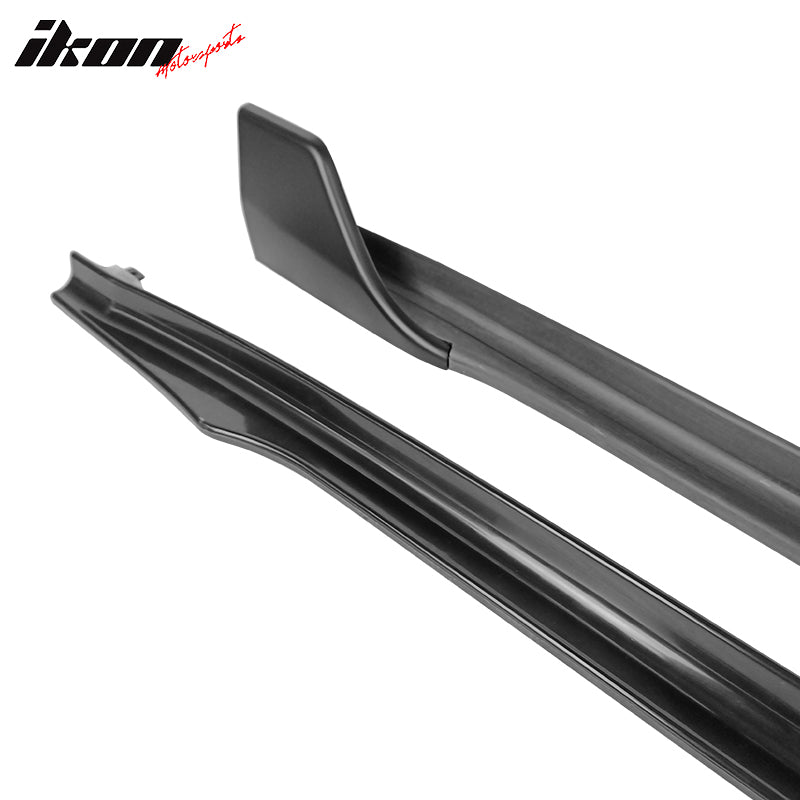 Fits 17-25 Tesla Model 3 V Style Side Skirts Extension Lip Rocker Panel PP 6PCS