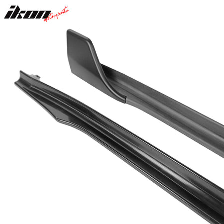 Fits 17-25 Tesla Model 3 V Style Side Skirts Extension Lip Rocker Panel PP 6PCS